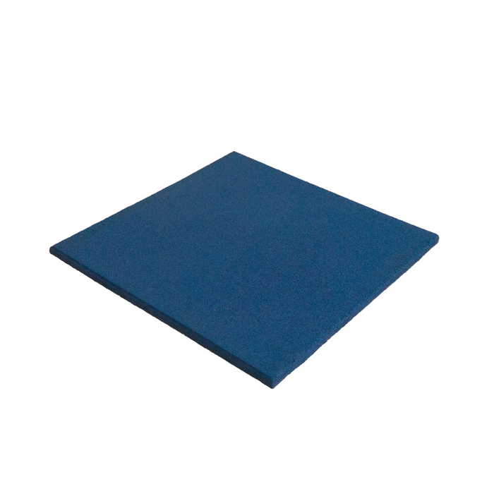 Piastrella in gomma blu (spessore da 1 a 4 cm)