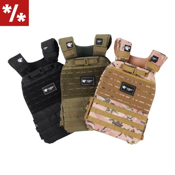 Gilet zavorrato con dischida da 8 kg inclusi