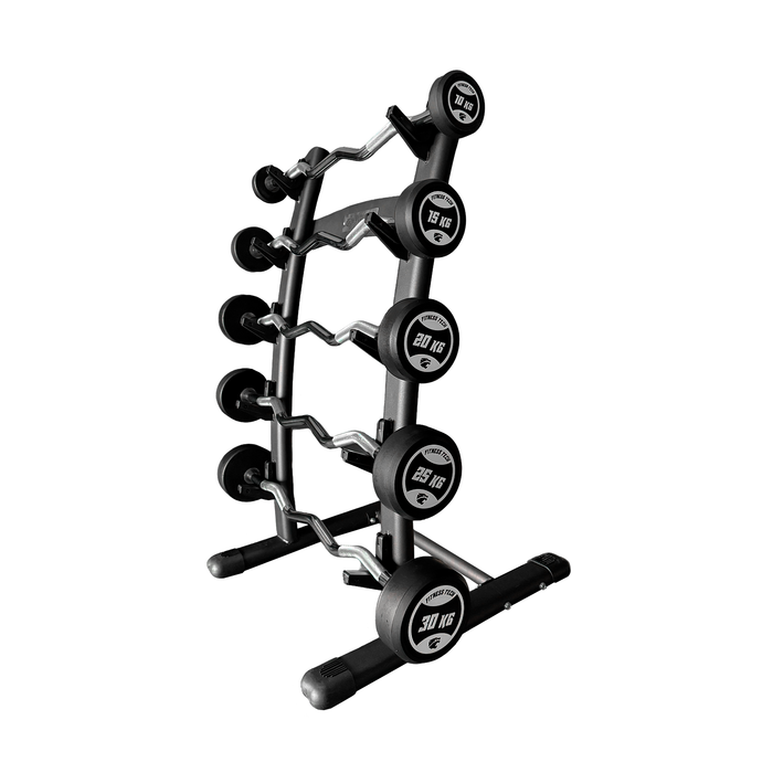 Set di Barre Montate Curve con Rack | Da 10 a 30 kg