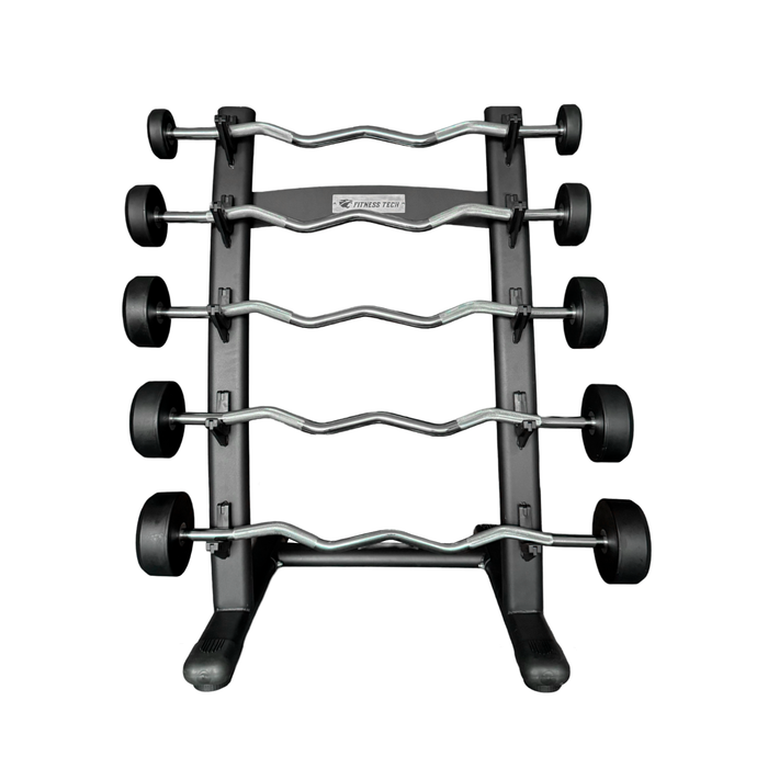 Set di Barre Montate Curve con Rack | Da 10 a 30 kg