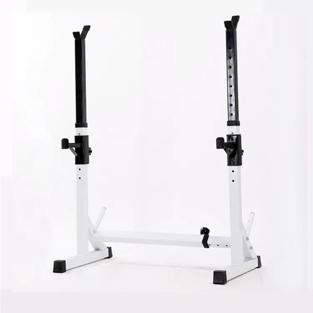 ZENY Soporte ajustable para sentadillas, soporte para pesas para prensa de  banco, soporte de levantamiento de pesas para entrenamiento de fuerza en el