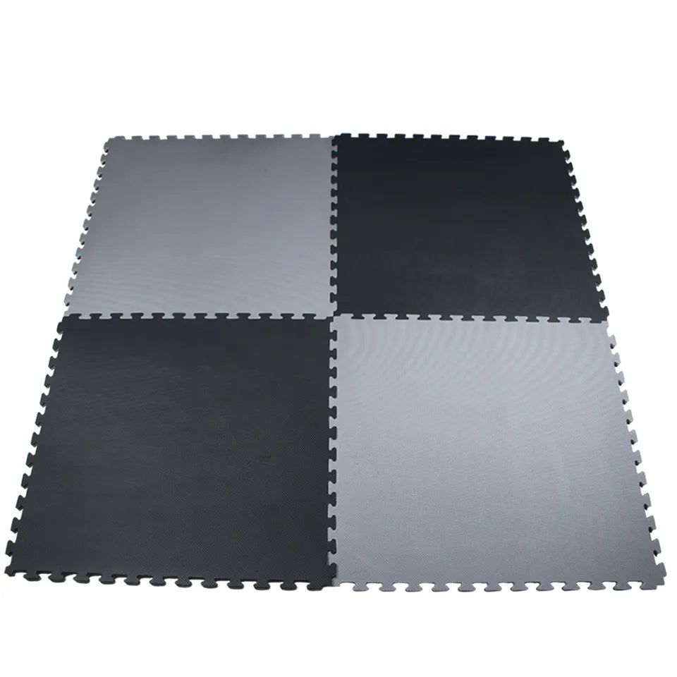 Tatami Puzzle 2,5cm 100x100cm - Efecto Madera/Negro